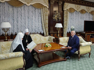 Состоялась встреча Святейшего Патриарха Кирилла с Президентом Республики Беларусь А.Г. Лукашенко