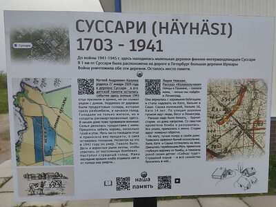 Под Санкт-Петербургом увековечивают память об исчезнувших деревнях