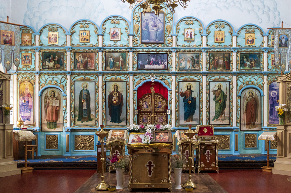 Иконостас Иверского женского монастыря в Енисейске
