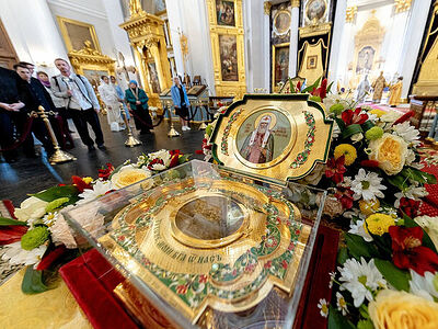 В Казань принесены мощи святителя Тихона, Патриарха Московского и всея России