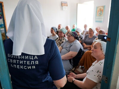 Больница святителя Алексия открыла учебный класс по подготовке сестер по уходу в Мелитополе