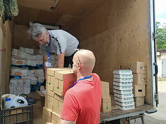 Сотрудники православной службы помощи «Милосердие-на-Дону» доставили 1,2 тонны груза в Северодонецк и Лисичанск. Информационная сводка о помощи беженцам (за 23 июня — 6 июля 2025 года)