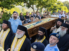 Thousands celebrate local proclamation of newly canonized St. Calistrat at Romanian monastery