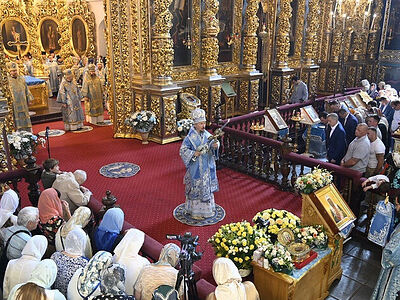 В Смоленске прошли торжества в честь Смоленской иконы Божией Матери «Одигитрия»