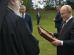 Russian president meets with Archbishop Alexei of Sitka and Alaska