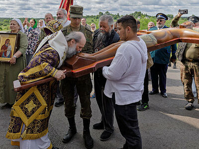 Торжества в день явления чудотворного Креста на Сахотском болоте