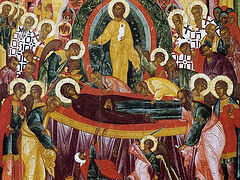 The Dormition of the Most Holy Theotokos. Iconography