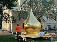 New dome installed at Jordanville monastery cathedral