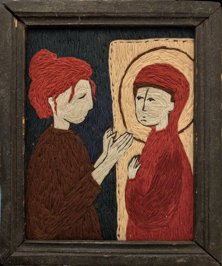 Автопортрет с Богородицей