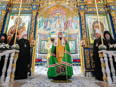 Проповедь после молебна в Успенском кафедральном соборе Астаны
