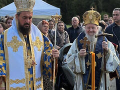 Consecrations mark patronal feast of Nativity of the Theotokos at two European monasteries