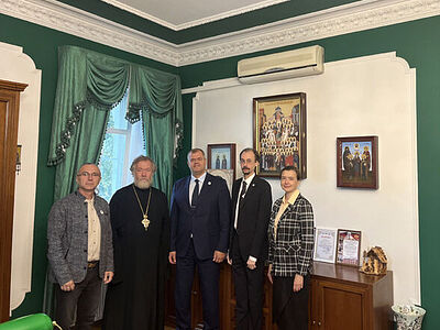 Председатель Синодального отдела по благотворительности встретился с президентом Всероссийского общества глухих
