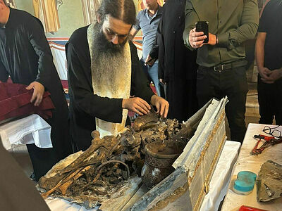 Обретены мощи святителя Никодима (Милоша)