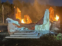 Arson attack completely destroys Ukrainian Orthodox church in Alberta (+VIDEO)