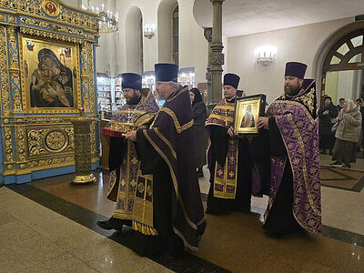 Ковчег с мощами святителя Тихона был принесен в пределы Одинцовской епархии