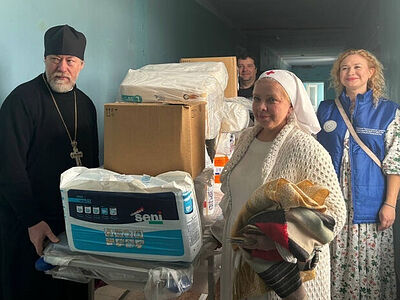 Завершилась третья поездка председателя Синодального отдела по благотворительности протоиерея Михаила Потокина в зону конфликта