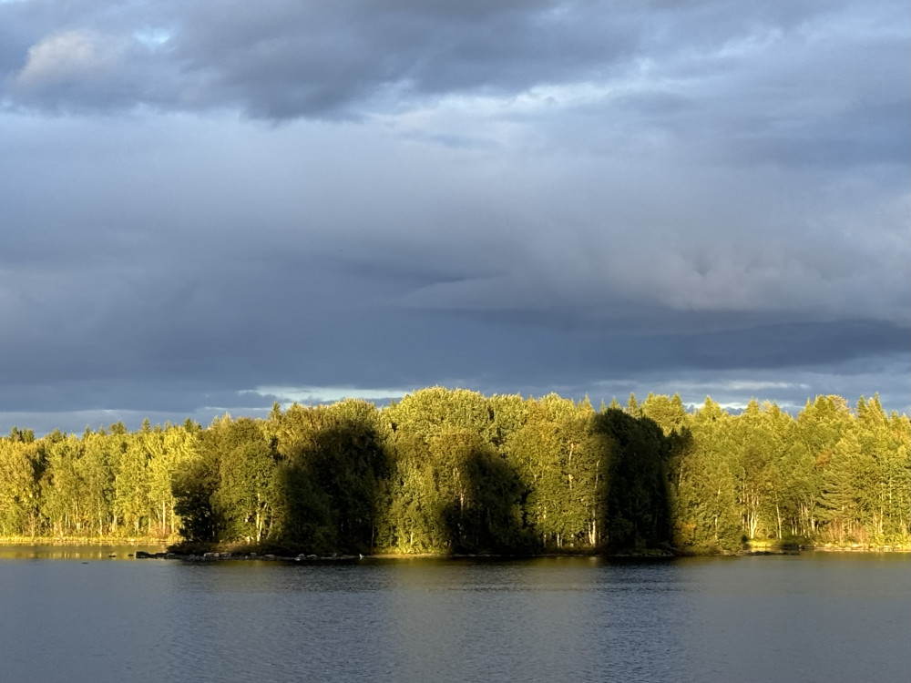 Shadows over the inlet