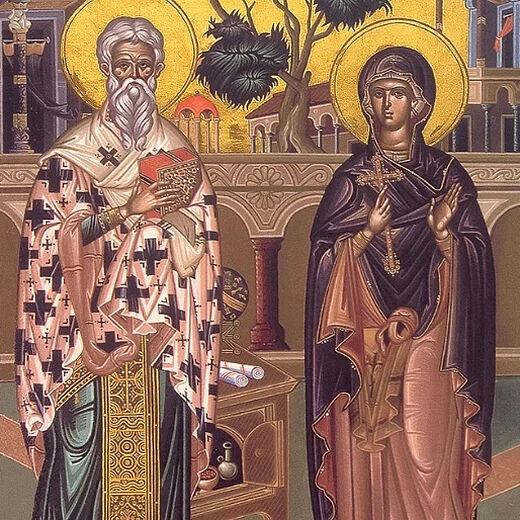 Holy Hieromartyr Cyprian and the Holy Virgin Martyr Justina