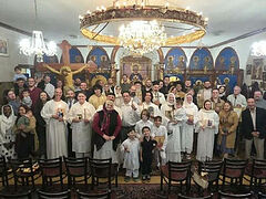 40 baptized at Antiochian parish in California
