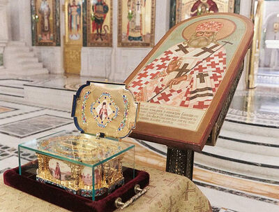 Мощи святителя Луки Крымского встретили в Сретенском монастыре