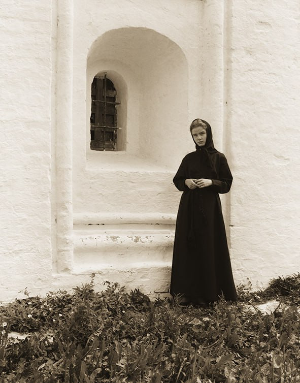 Послушница Покровского монастыря в Суздале. 1995 г.