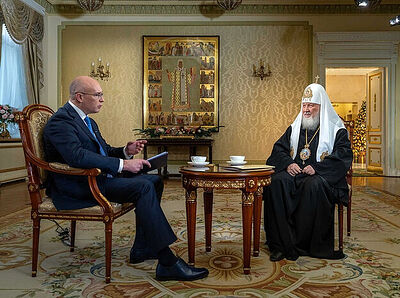 Рождественское интервью Святейшего Патриарха Кирилла телеканалу «Россия 1»