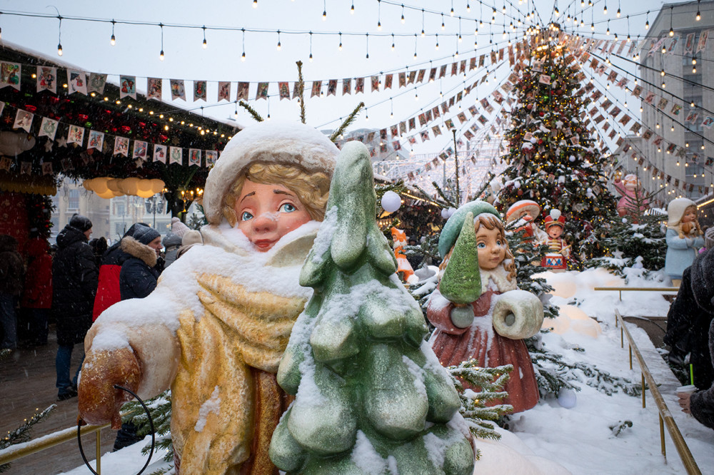 New Year on Manezhnaya Square