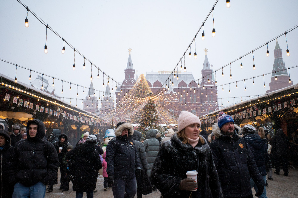 New Year on Manezhnaya Square