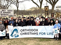Hierarchs lead Orthodox delegations at Marches for Life in DC and San Fran (+VIDEOS)