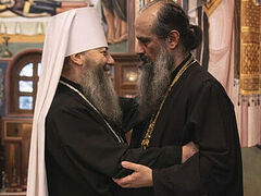 Persecuted Metropolitan Longin visits staunch Bulgarian Patriarch Daniil