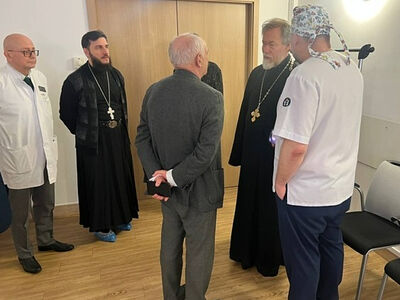 Председатель Синодального отдела по благотворительности посетил Центр детской гематологии, онкологии и иммунологии имени Дмитрия Рогачева