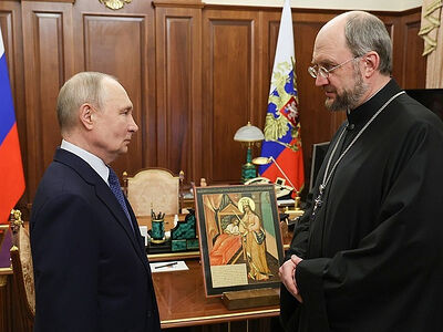 Состоялась встреча Президента России Владимира Путина с руководителем фонда «Круг добра» протоиереем Александром Ткаченко