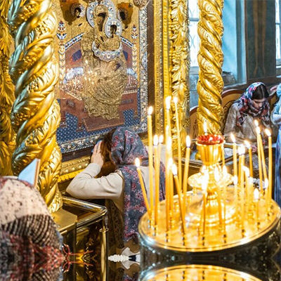Blessed Help from the Queen of All Icon at Moscow’s Novospassky Monastery