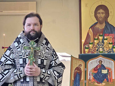 Епископ Бердянский Петр совершил богослужение в домовом храме преподобного Серафима Саровского на территории Запорожской атомной электростанции