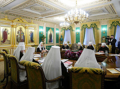 Состоялось очередное заседание Священного Синода Русской Православной Церкви