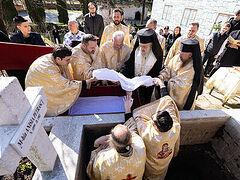 Relics of St. Filotimia of Râmeț, mother of St. Dometie the Merciful, uncovered in Romania