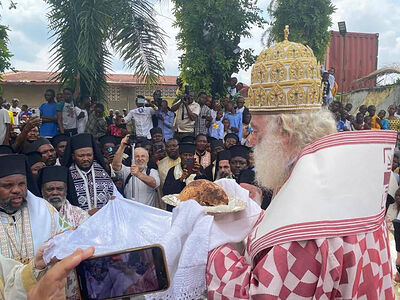 В ДРК обретены мощи известного миссионера прп. Хризостома (Папасарантопулоса)