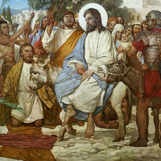 Όταν ο Κύριός μας έμπαινε στην Ιερουσαλήμ