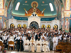Wave of Baptisms and Chrismations across America on Lazarus and Holy Saturdays