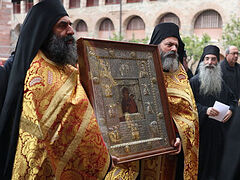 The feast of the Panagia Elaiovrytissa at the Holy Great Monastery of Vatopedi