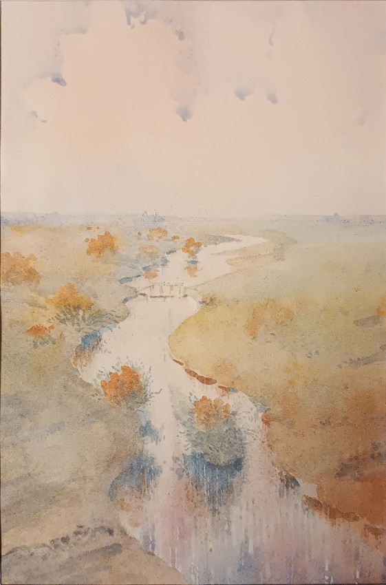 Козельск, река Жиздра. Пейзаж. Около 2006 г.