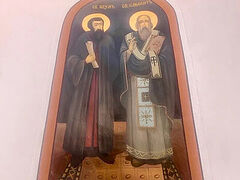 Fresco streams myrrh in Bulgarian village