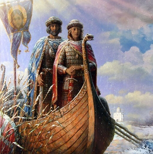 The Holy Passion–Bearers Princes Boris and Gleb of Russia