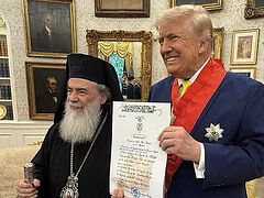 Patriarch of Jerusalem visits President Trump to discuss protection of Holy Land Christians
