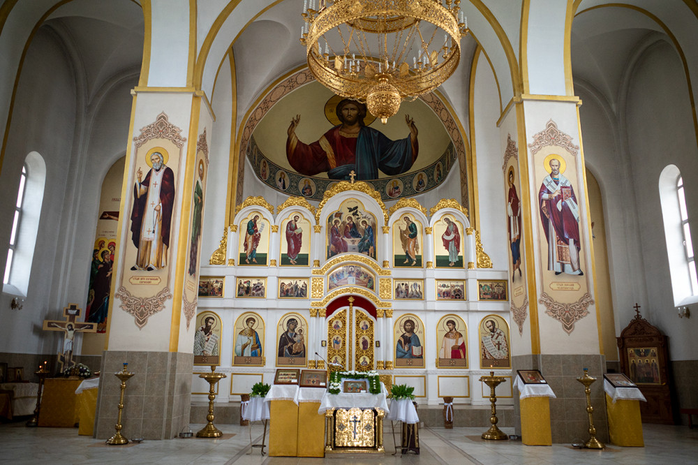 Интерьер храма Вознесения Господня