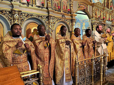 Патриарший экзарх Африки рукоположил группу священников из Кении, Малави, Уганды и Зимбабве