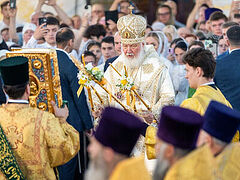 Patriarch Kirill leads feast of All Saints of Belarus in Brest