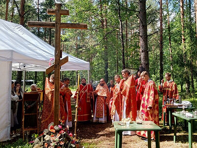 Ржевский расстрельный полигон: первая литургия