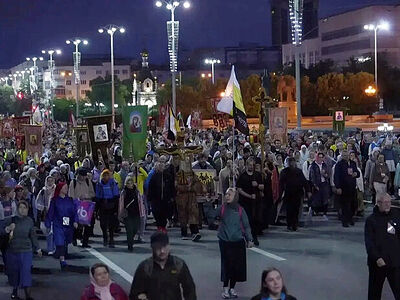 44 000 паломников помолились за главными богослужениями в Екатеринбурге в рамках «Царских дней»