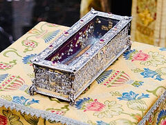 Right hand of St. Spyridon arrives in Russia, will remain for one month